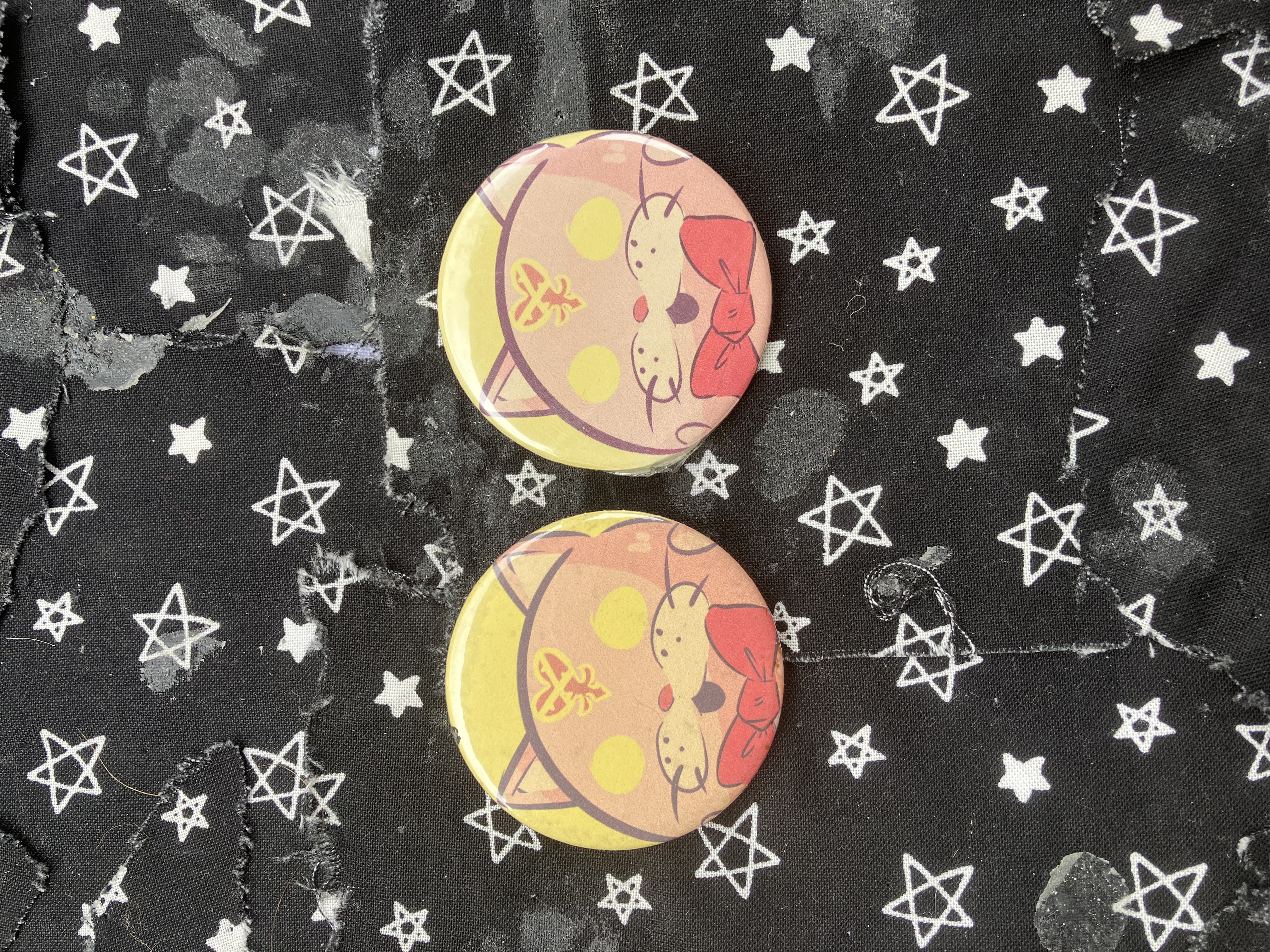 Button of Kingdom hearts cat bouncy pet heartless.